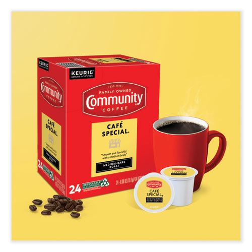 Cafe Special K Cup, 24/ Box Caffeinated Community Coffee®