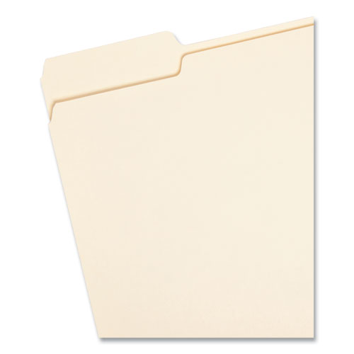 Manila File Folders, 1/ 3 Cut Tabs Assorted, Letter Size, 0.75