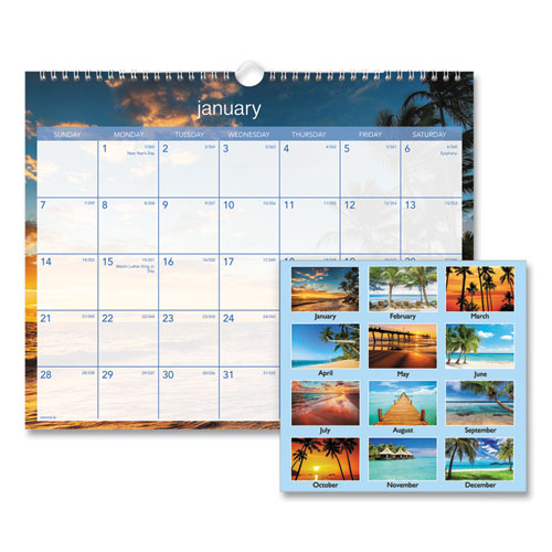Tropical Escape Wall Calendar, Tropical Escape Photography, 15 x 12