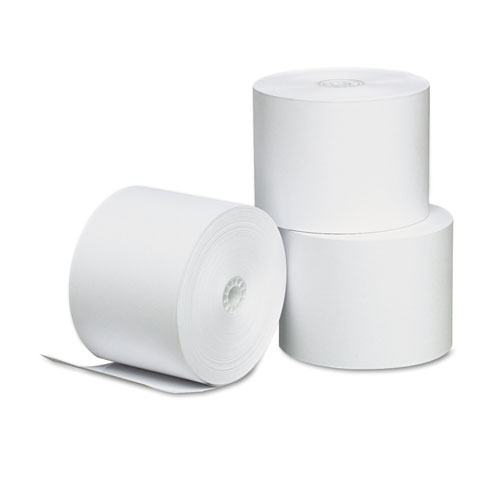 Direct Thermal Printing Paper Rolls, 2.25" x 165 ft, White, 3/Pack Zerbee