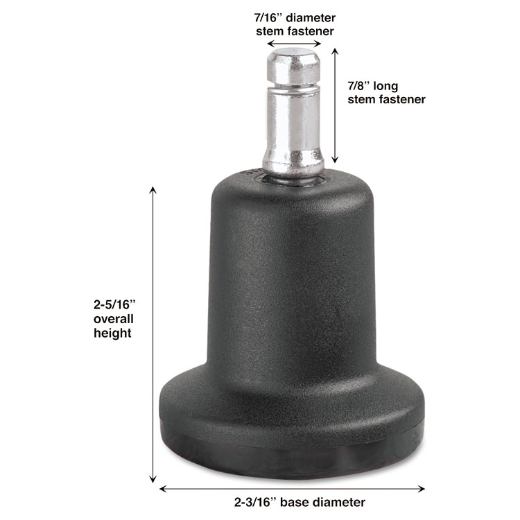 MAS70175 Master Caster® 70175 High Profile Bell Glides, Grip Ring