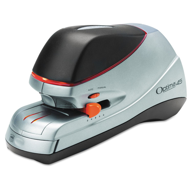 Optima 45 Electric Stapler, 45Sheet Capacity, Silver ELEVATE Marketplace