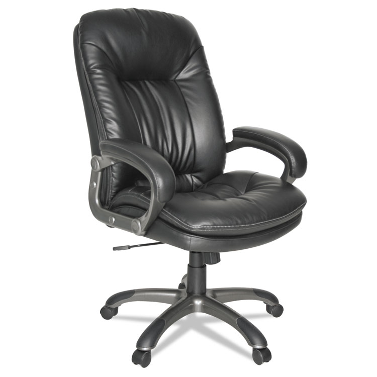 Oif Swivel Tilt Leather Task Chair Black OIFGM4119 OIF GM4119 Executive Swivel/Tilt Leather HighBack Chair