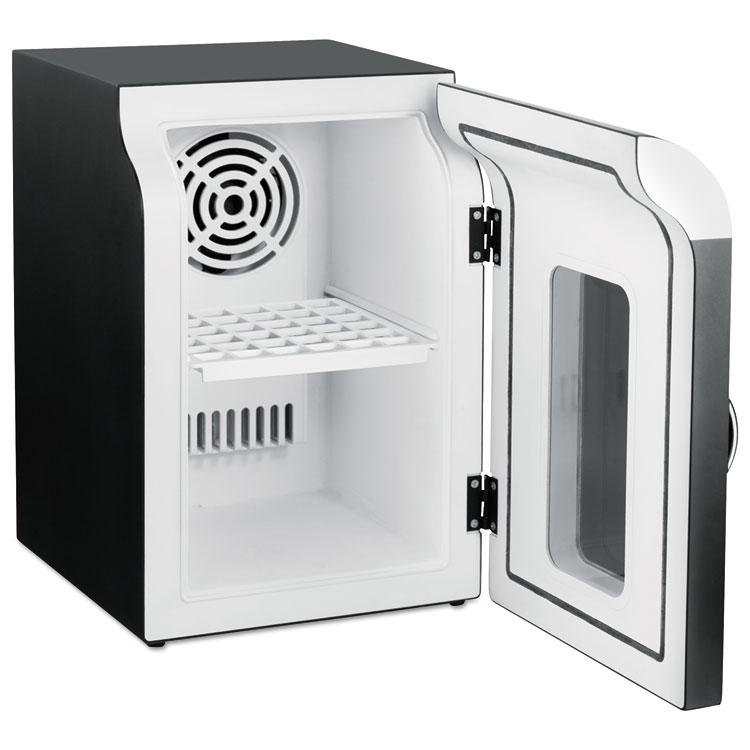 Cube Mini Coffee Station Refrigerator by Mind Reader EMSREF01BLK