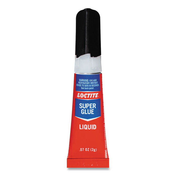 Super Glue Liquid Tubes, 0.07 oz, Dries Clear, 2/Pack LOC1363131ES