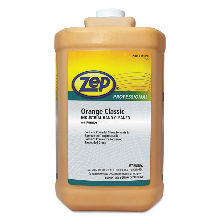 Industrial Hand Cleaner, Orange, 1 gal Bottle, 4/Carton ZPE1046475ES