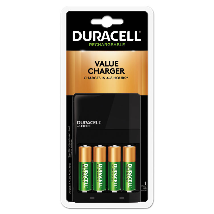 DURCEF14 Duracell® CEF14 ION SPEED 1000 Advanced Charger, For AA and