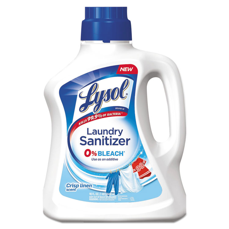 Laundry Sanitizer, Liquid, Crisp Linen, 90 Oz ELEVATE Marketplace