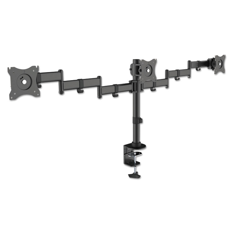ARTICULATING MULTIPLE MONITOR ARMS, FOR THREE MONITORS, DESK MOUNT