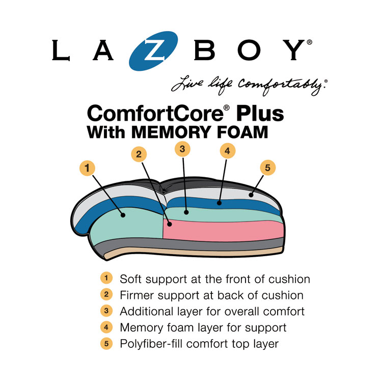 LZB48961A LaZBoy® 48961A Woodbury Big and Tall Executive Chair