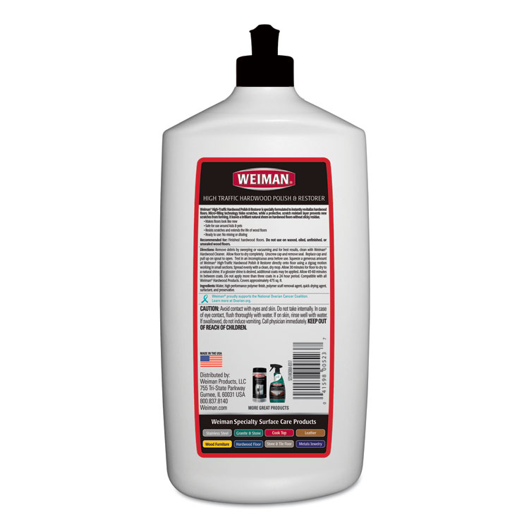 WMN523 WEIMAN® 523 High Traffic Hardwood Polish and Restorer, 32 oz