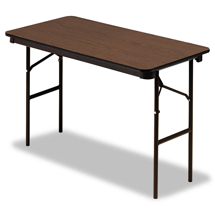 Economy Wood Laminate Folding Table, Rectangular, 60w x 30d x 29h