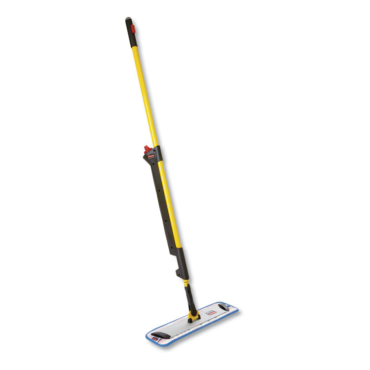 Pulse Microfiber Spray Mop System, 17" Wide Microfiber Head, 52" Yellow