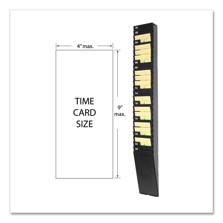 LTH259EX Lathem® Time 259EX Time Card Rack for 9" Cards, 25 Pockets