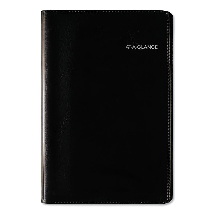 Day Minder G235 G250 2023 -2017 Aagg25000 | At-A-Glance® G250-00 Dayminder Weekly Pocket Appointment Book With Telephone/Address Section, 6 X 3.5, Black Cover, 12-Month (Jan To Dec): 2022 | Hill & Markes