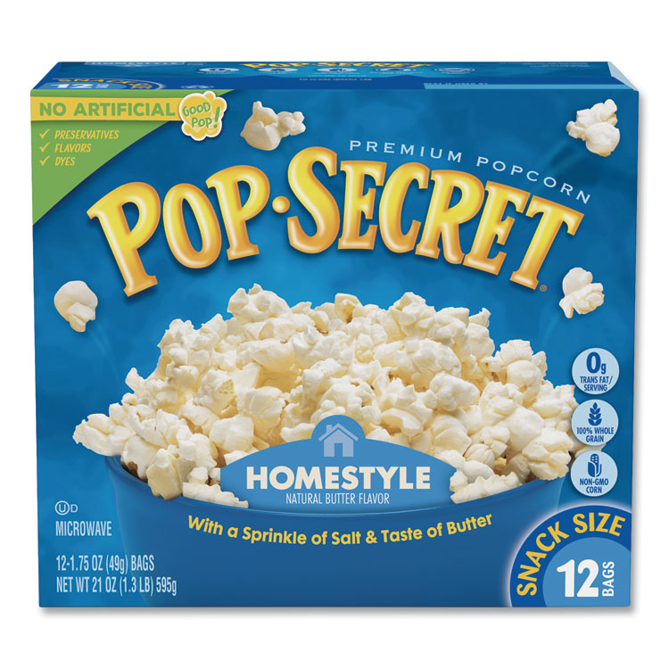 DFD28781 Pop Secret® 28781 Microwave Popcorn, Homestyle, 1.2 oz Bags