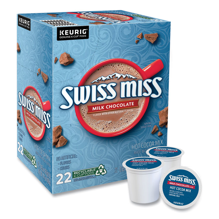 GMT8292 Swiss Miss® 8292 Milk Chocolate Hot Cocoa KCups, 22/Box