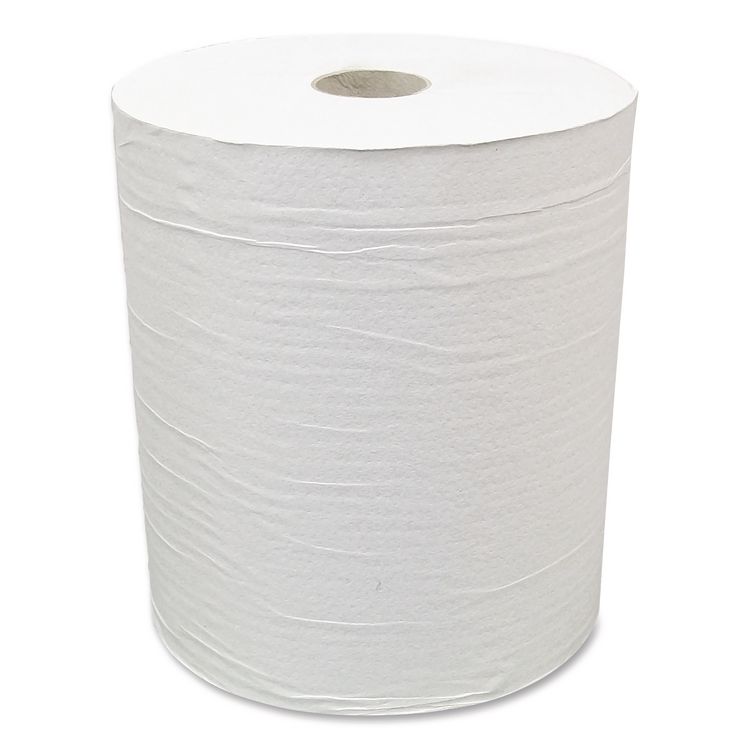 Hardwound Paper Towel Roll, Eco Green Paper, 1Ply, 7.88" x 800 ft