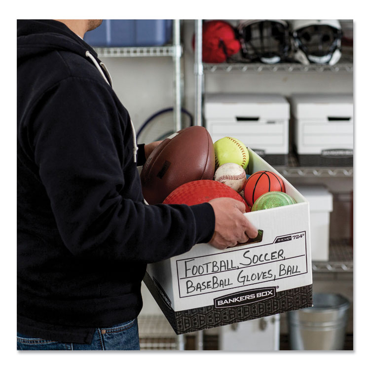 FEL00724 Bankers Box® 00724 RKIVE HeavyDuty Storage Boxes, Letter