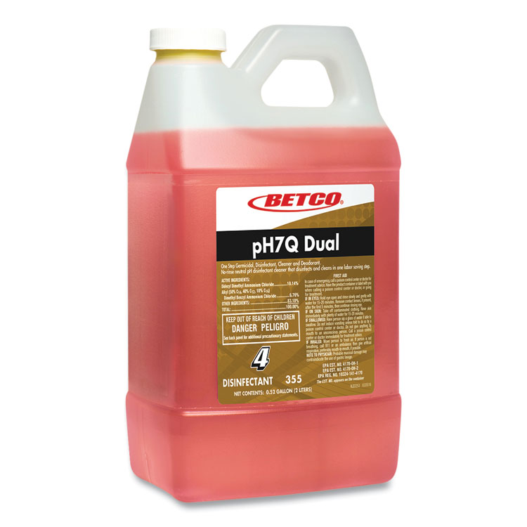 BET3554700 Betco® 3554700 pH7Q Dual Neutral Disinfectant Cleaner