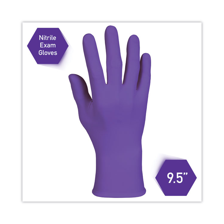 KCC55081 Kimtech™ 55081 PURPLE NITRILE Exam Gloves, 242 mm Length