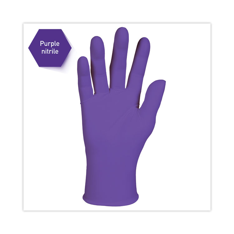 KCC55081 Kimtech™ 55081 PURPLE NITRILE Exam Gloves, 242 mm Length
