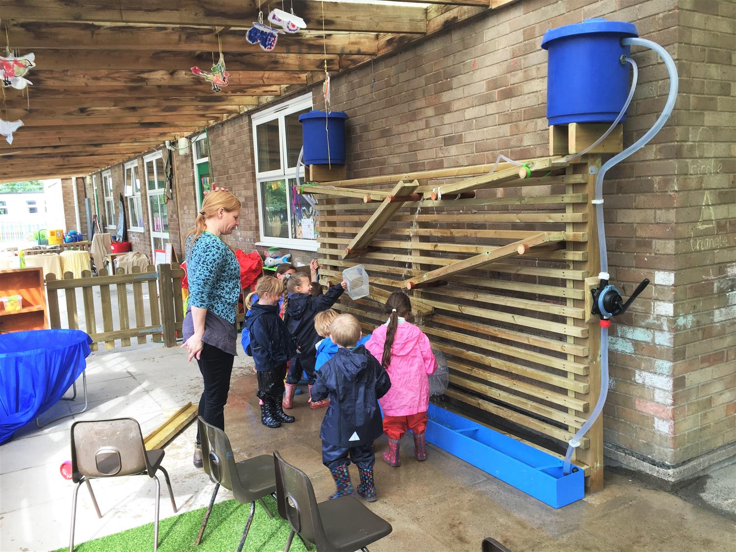 St Helen's New Creative EYFS Playground Pentagon Play