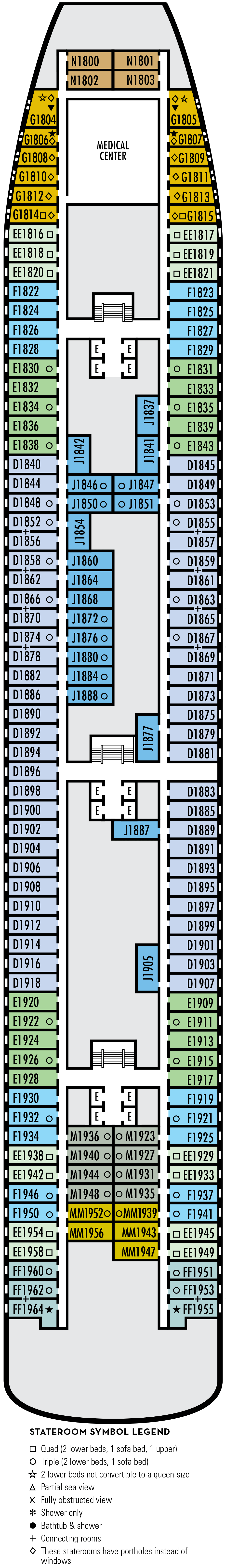 Zaandam Deck Plans Cruise