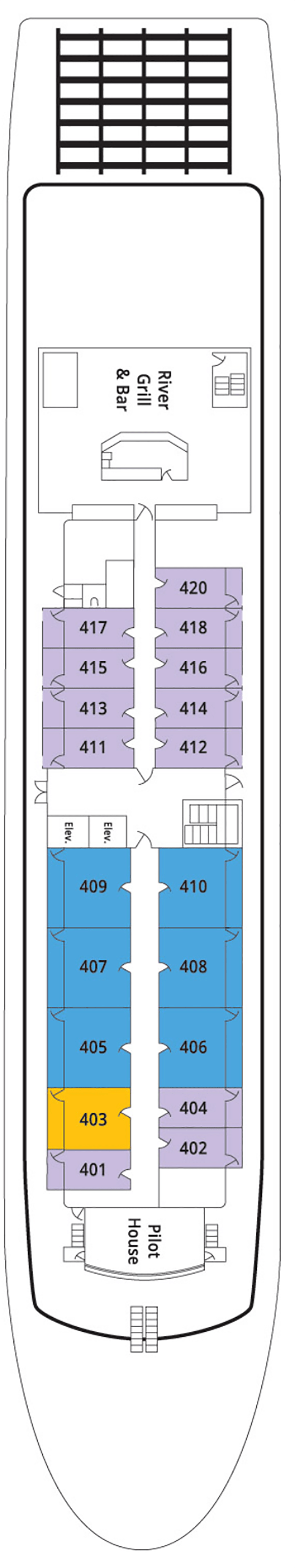 American Empress Deck Plans Cruise
