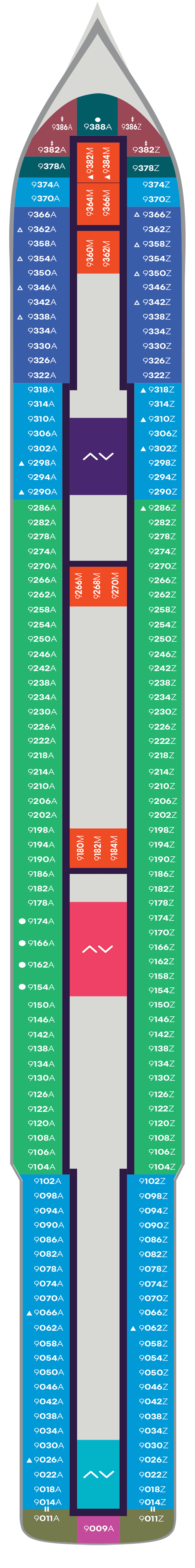 Valiant Lady Deck Plans Cruise