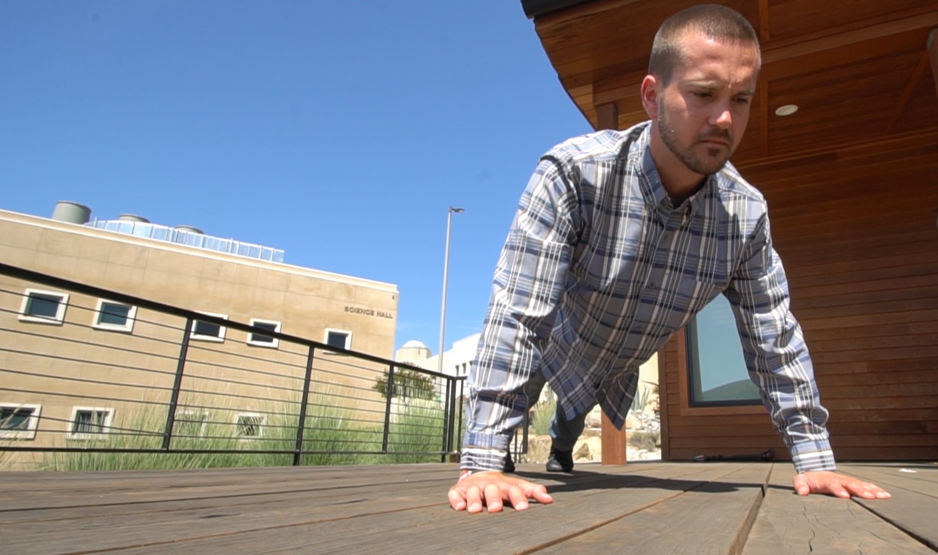 Pushup Challenge a Nonstop Cause for CSUSM Student, Marine Vet