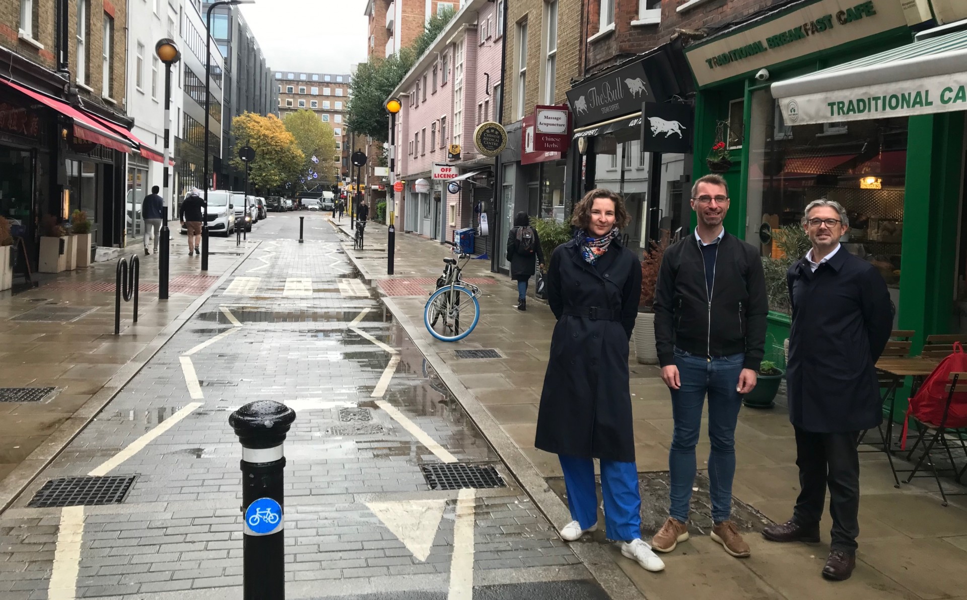 Works on Red Lion Street walking and cycling improvements completed