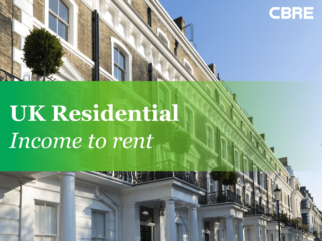 analysis by CBRE finds improvement in affordability for
