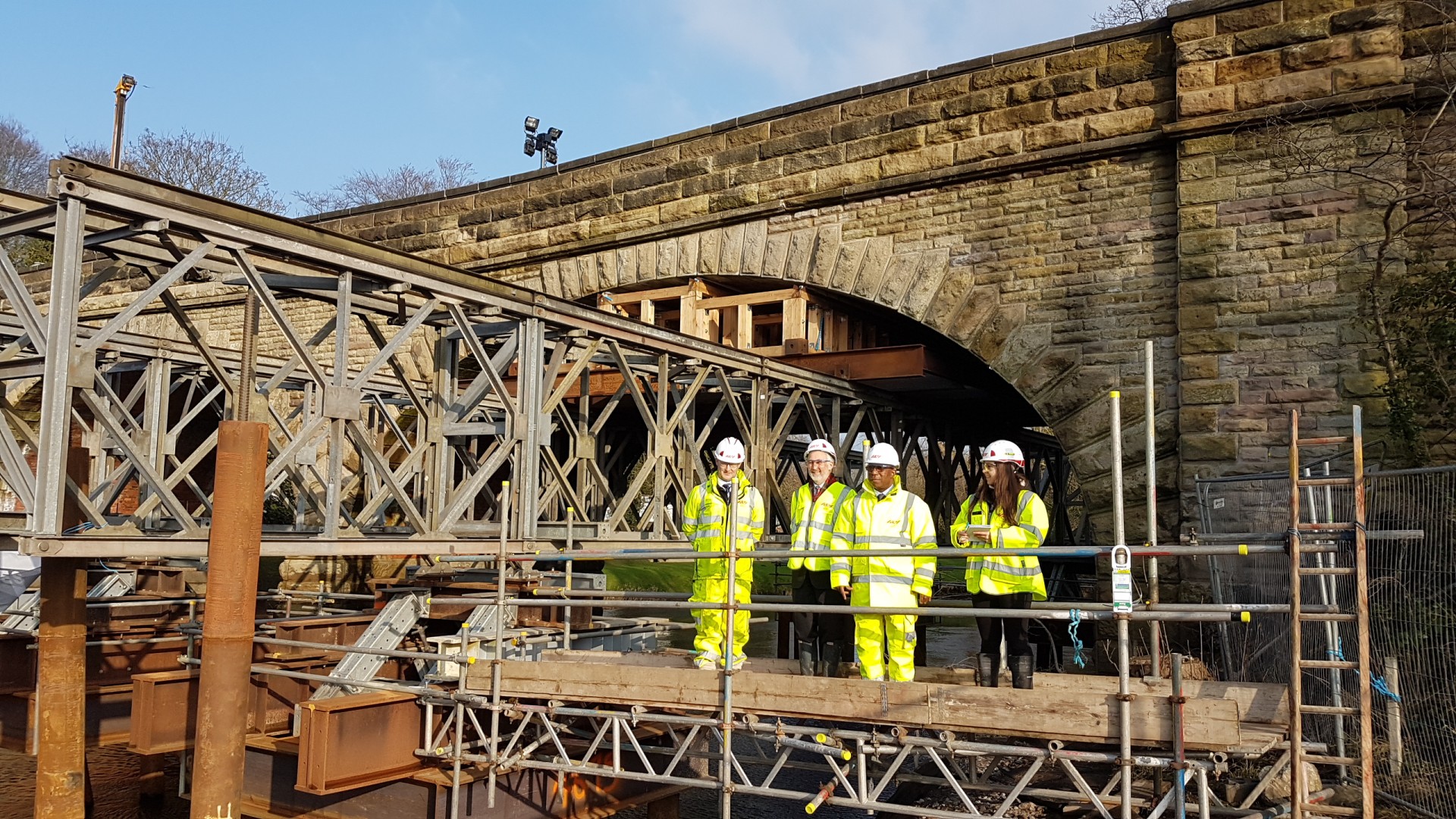 Repairs to flooddamaged Linton Bridge progressing well