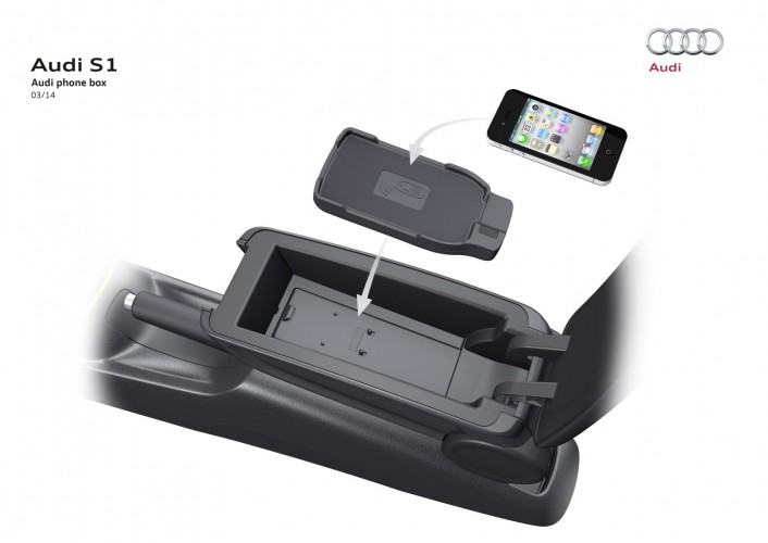 Audi phone box