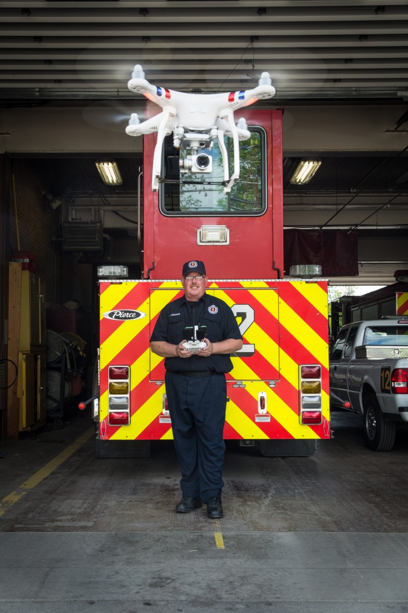 Secret Lives An EMT, firefighter and drone pilot