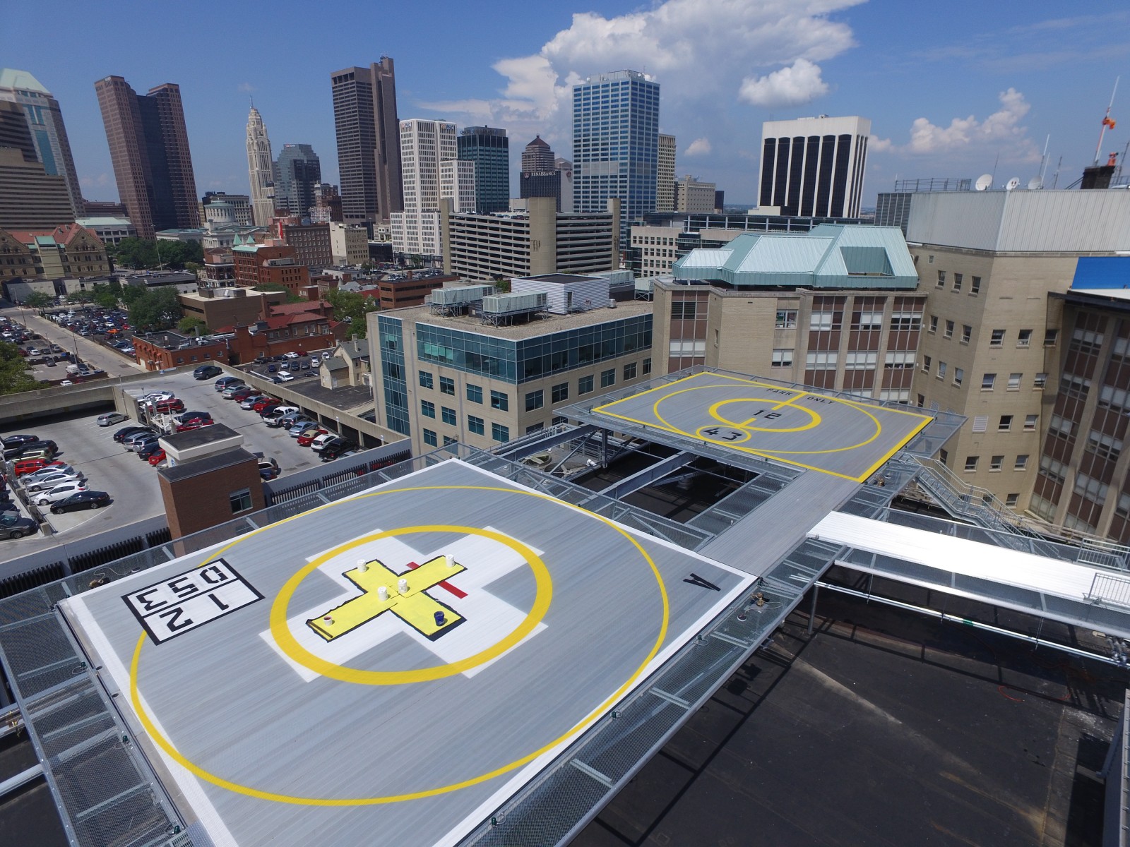 ABC6 OhioHealth Grant Medical Center opens new dual helipad