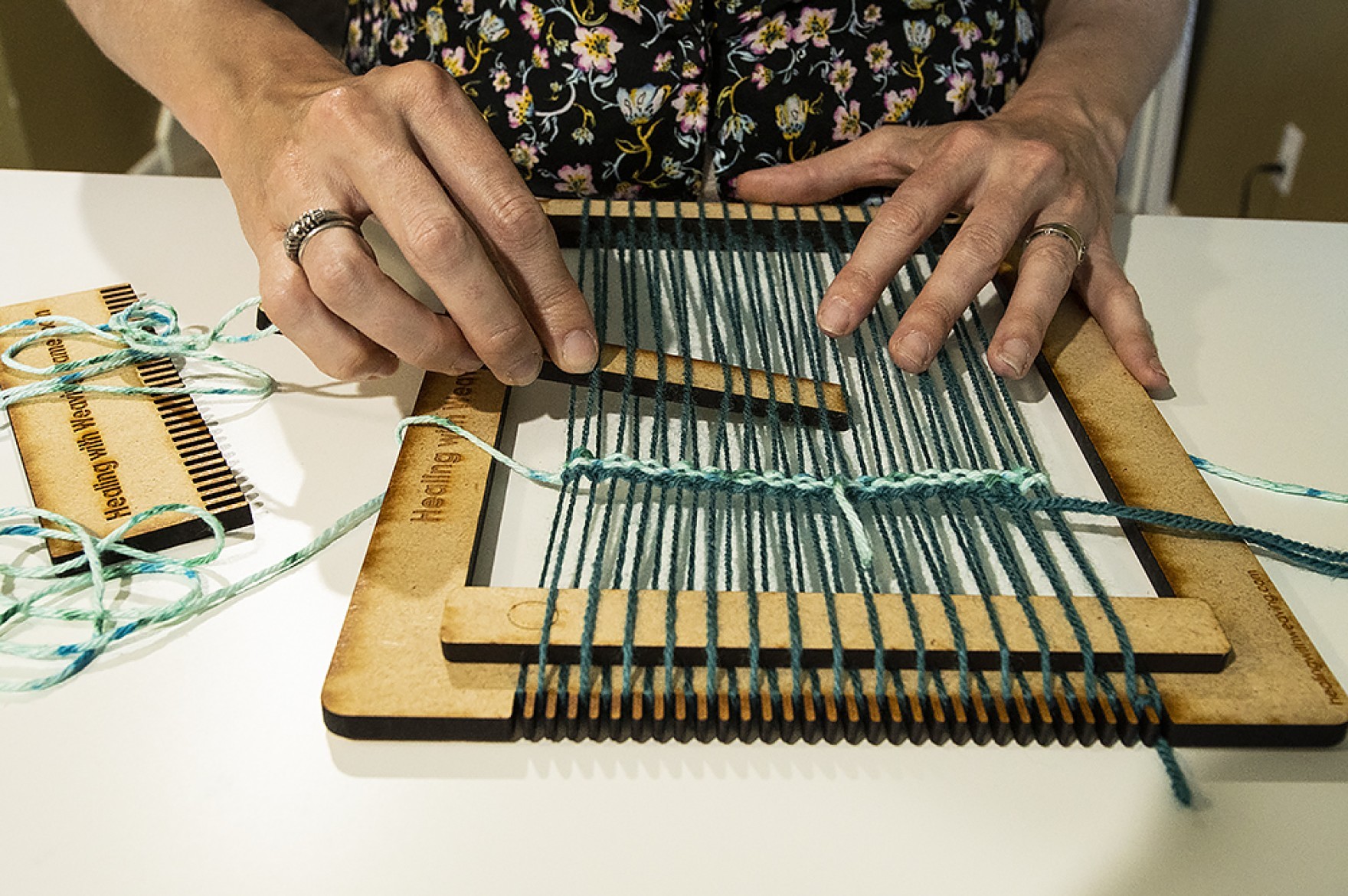 KCUR Artist Shares the Healing Benefits of Weaving with Young Patients