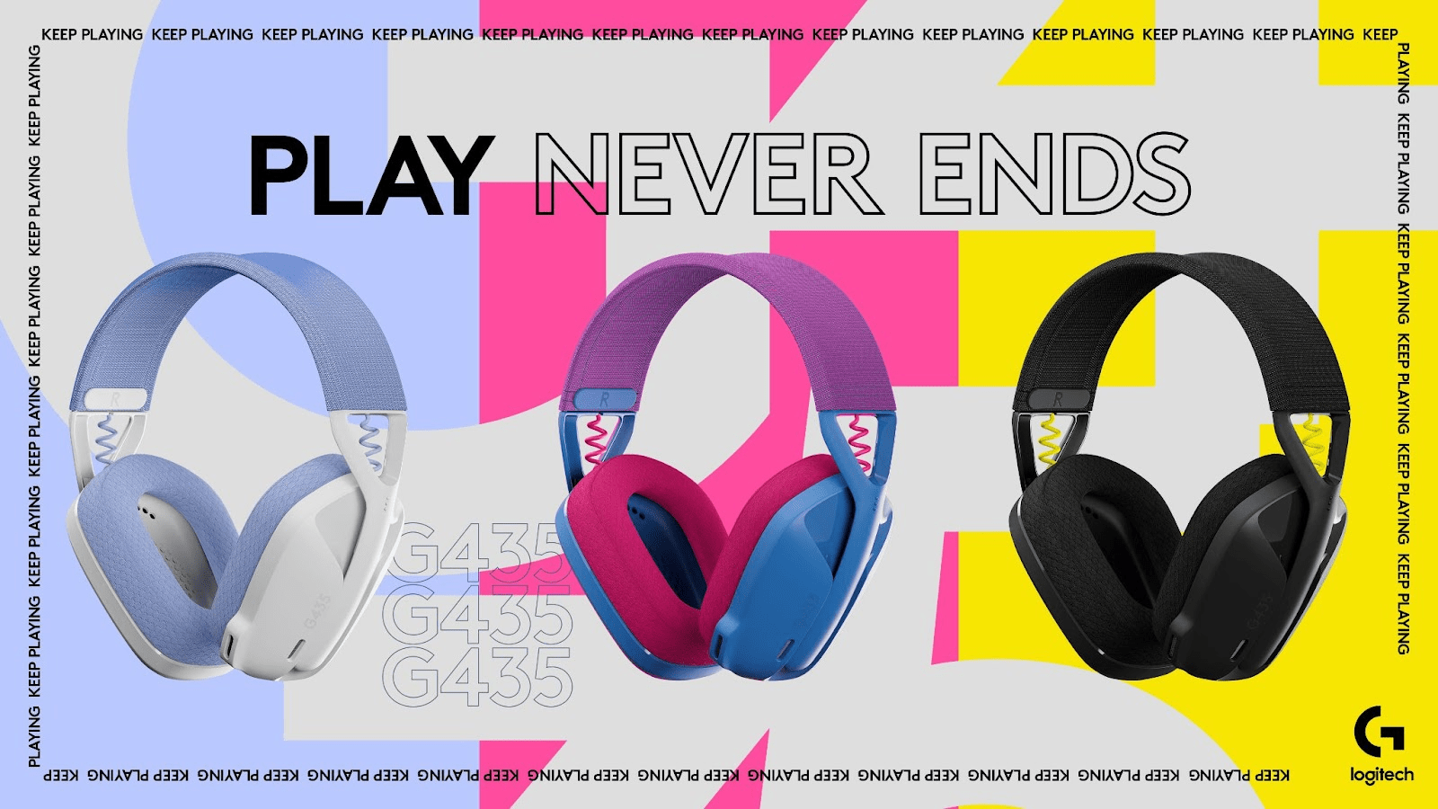 LOGITECH UNVEILS NEW G435 HEADSET