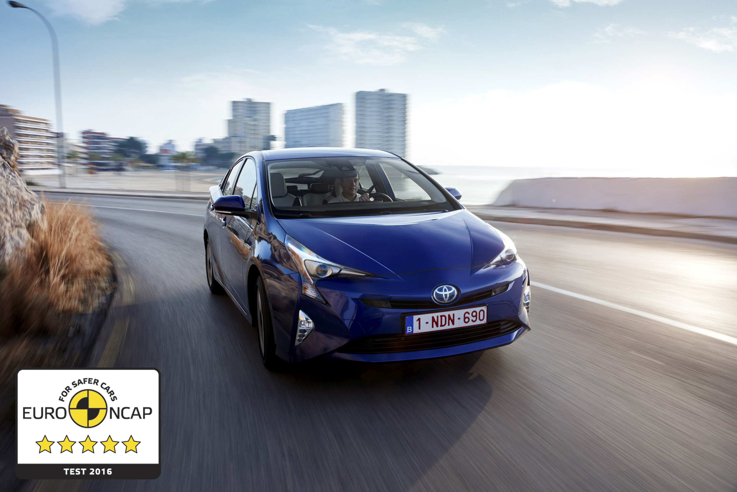 New Toyota Prius awarded top fivestar rating in Euro NCAP safety testing