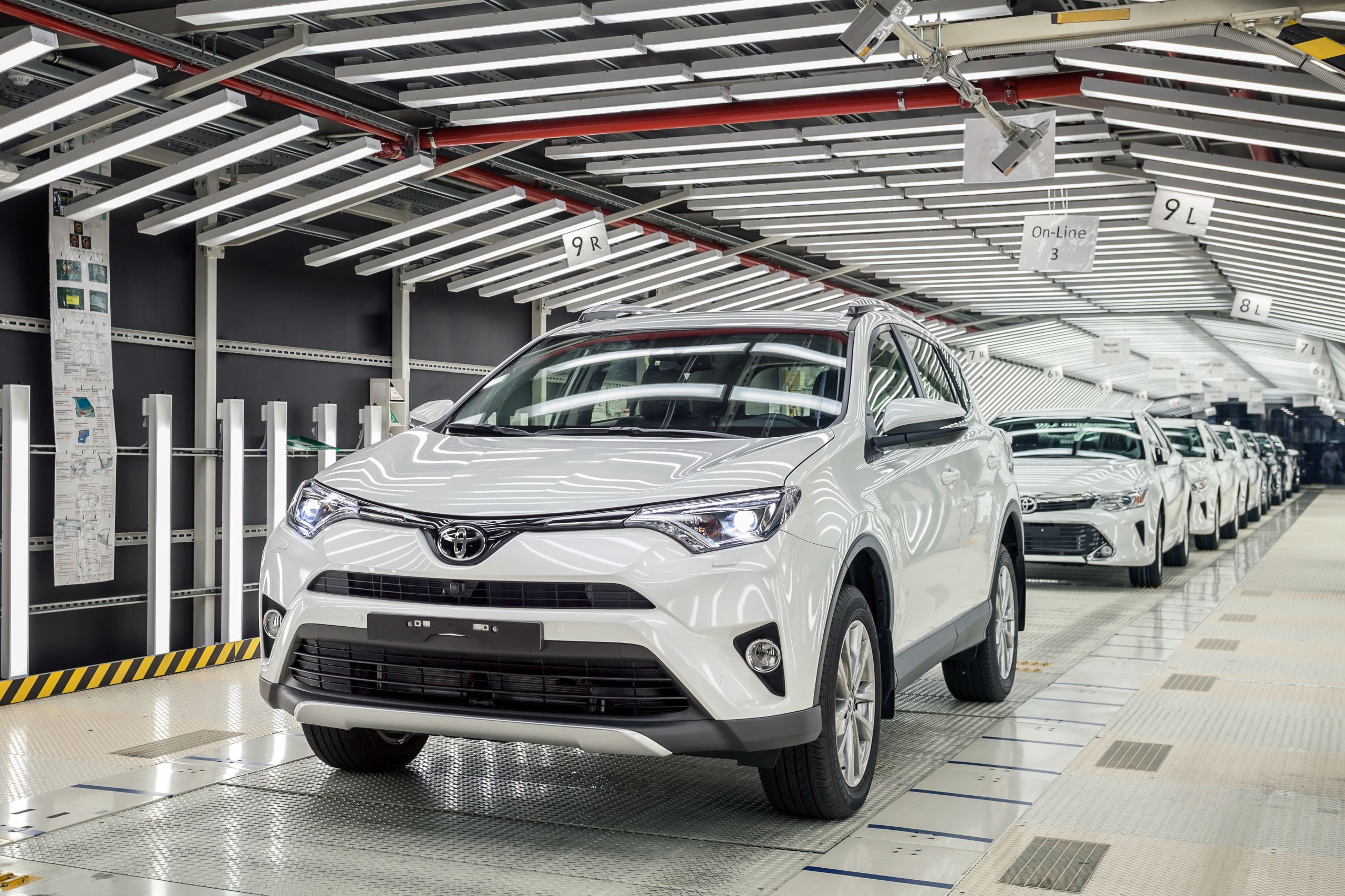 Toyota plant in SaintPetersburg celebrates Toyota RAV4 line off