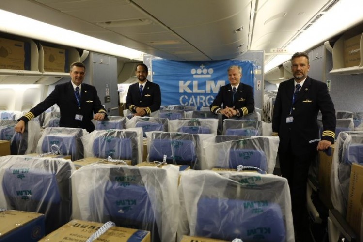 KLM introduces CargoinCabin carrying cargo on passenger seats