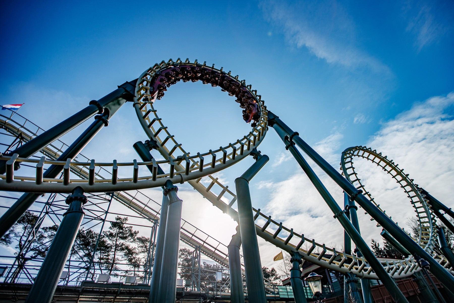 Efteling’s Python roller coaster with loops reopens to visitors