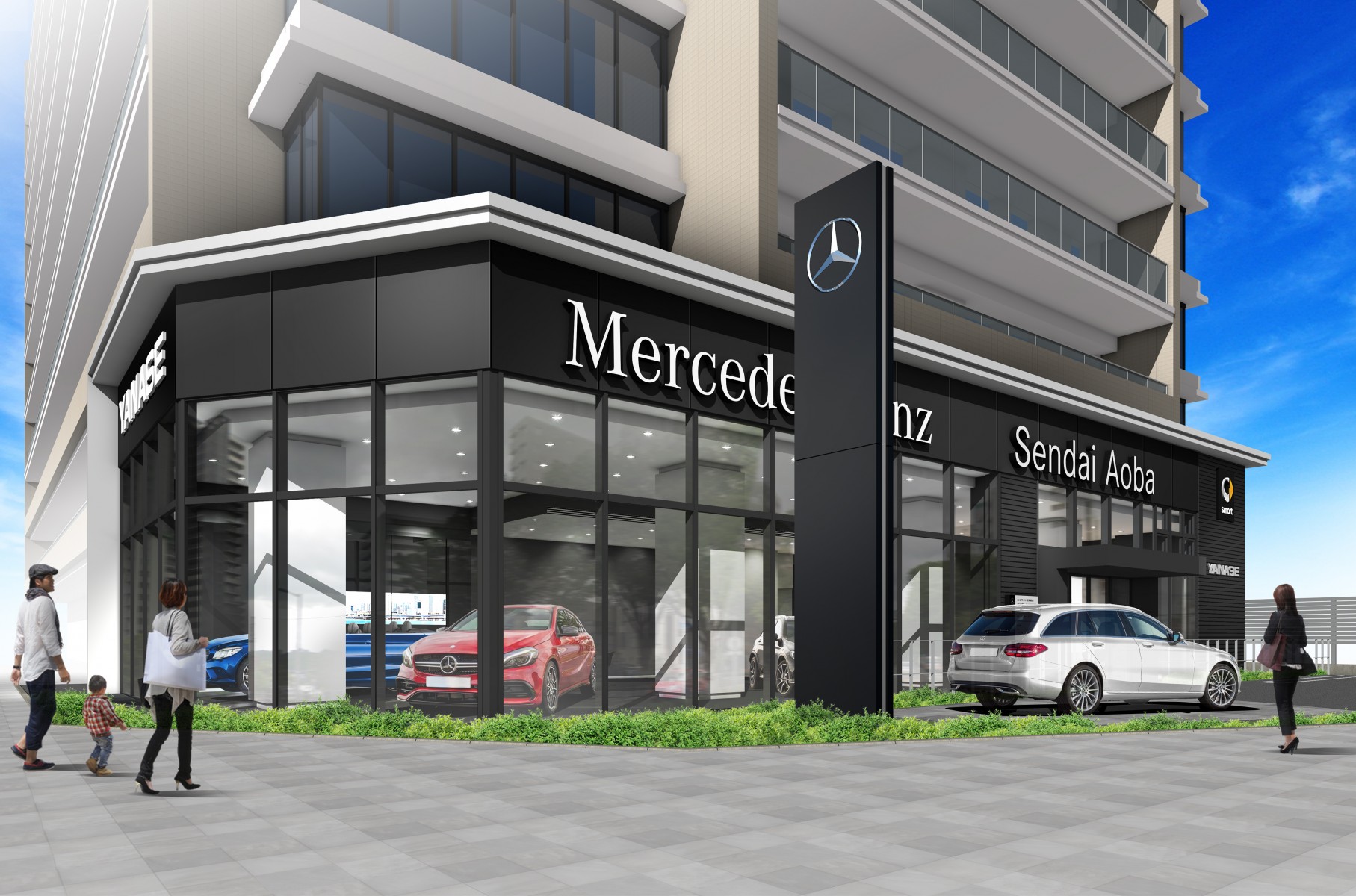 メルセデス・ベンツ正規販売店「メルセデス ・ベンツ仙台青葉」新装オープン