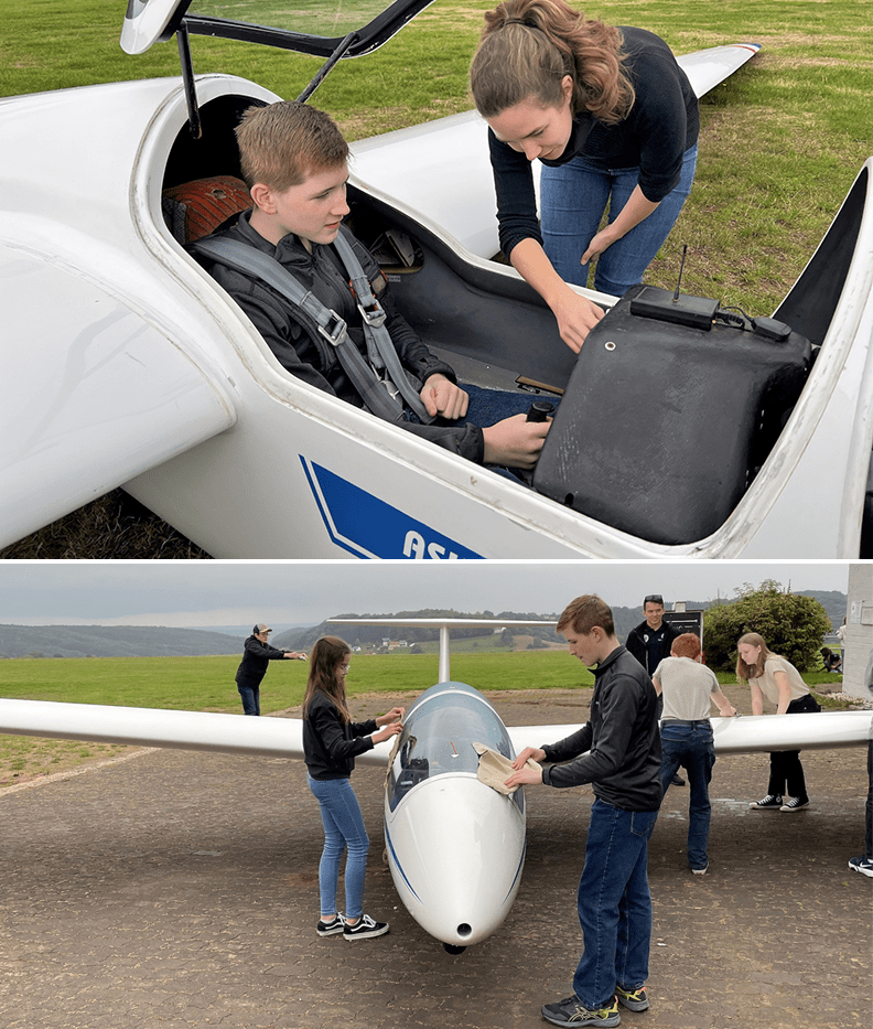 Gliding in Germany Overseas Cadets Introduced to Unpowered Flight