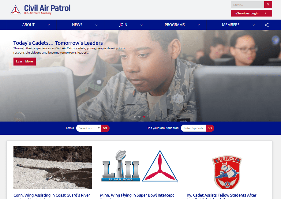 New CAP site Launched Today