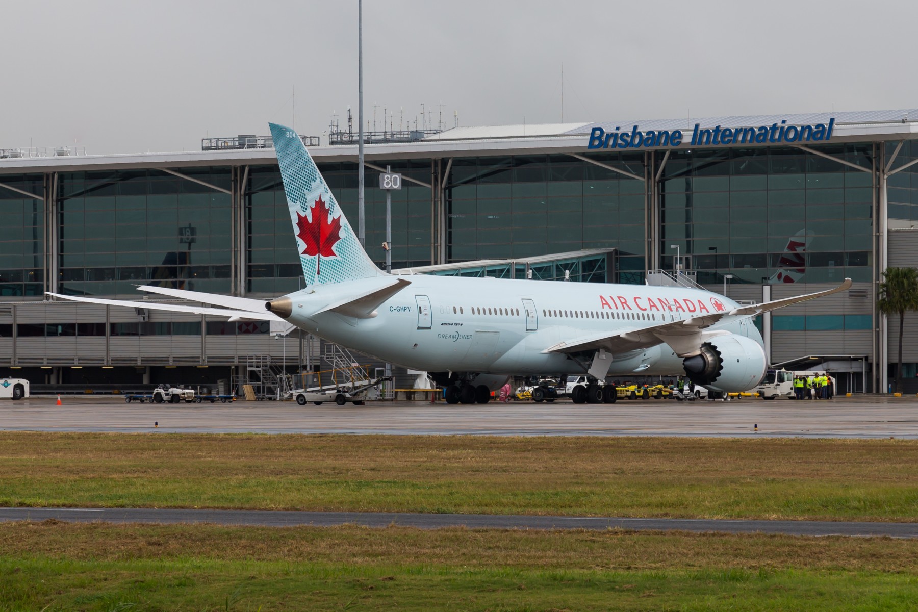 Direct BNEVancouver Air Canada flights take off