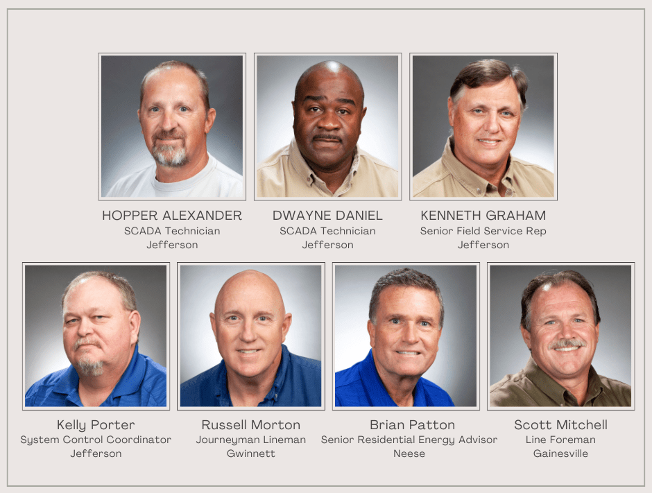 Jackson EMC Employees with 35 Years of Service are Honored