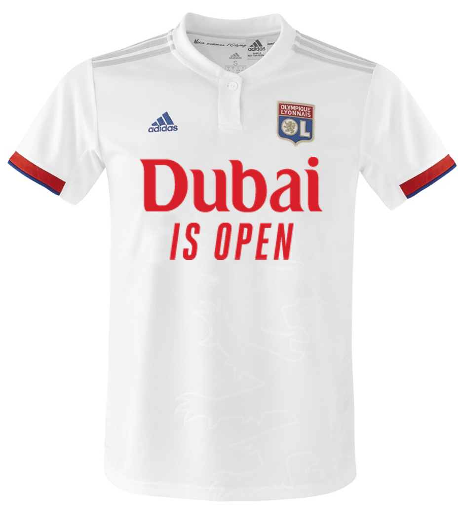 Olympique Lyonnais to play debut match in “Dubai is Open” jerseys