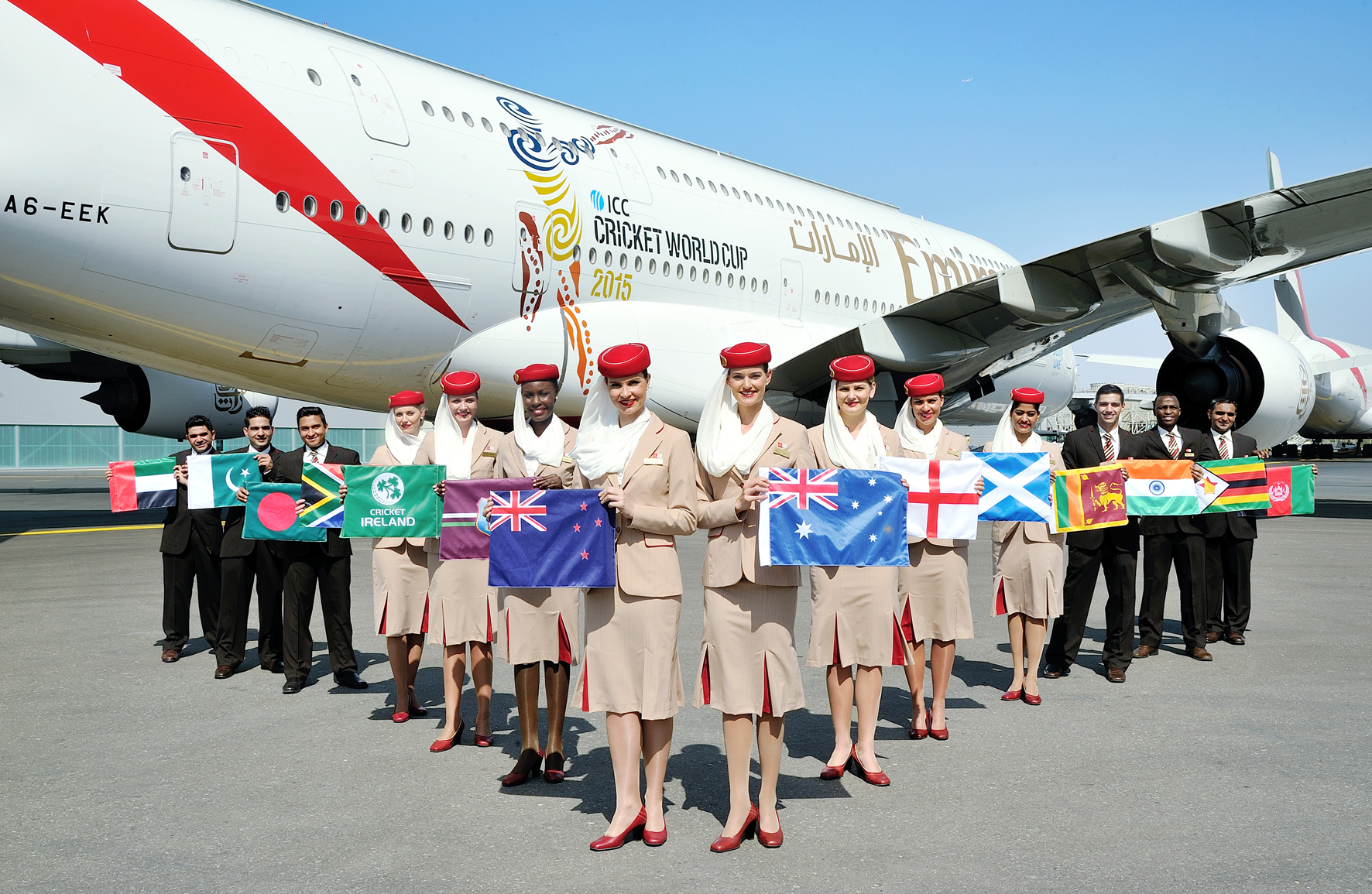 Emirates Connects the World to the ICC Cricket World Cup 2015